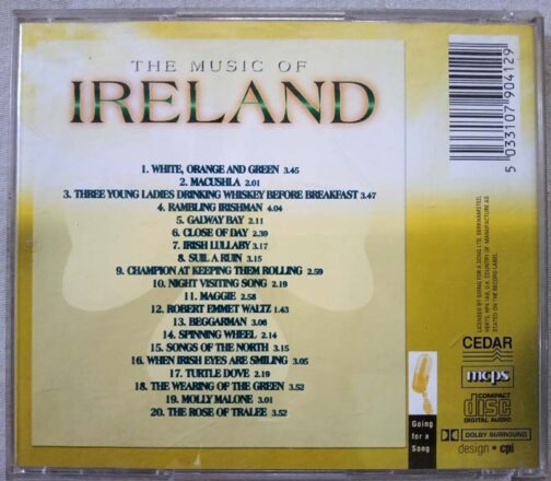 The Music of Ireland Vol 1 Audio cd (1)