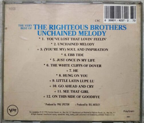 The Righteous Brothers Unchained Melody Audio cd (1)