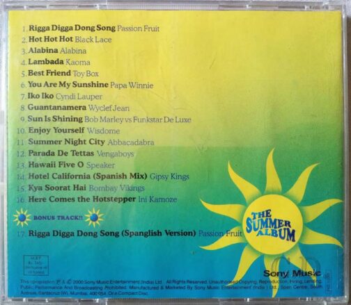 The summer album 16 summer hits Audio Cd (1)