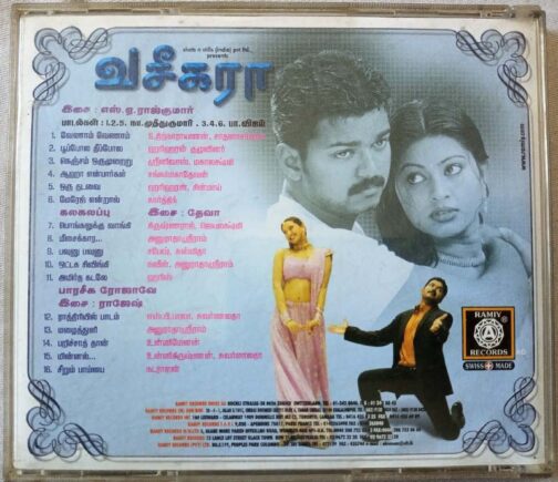 Vaseegara - Kalakalappu - Paraseega Roja Tamil Audio Cd