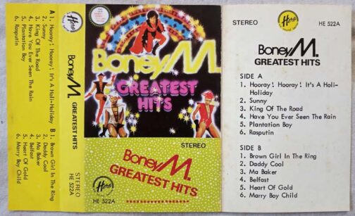 Boney M Greatest Hits Audio Cassette