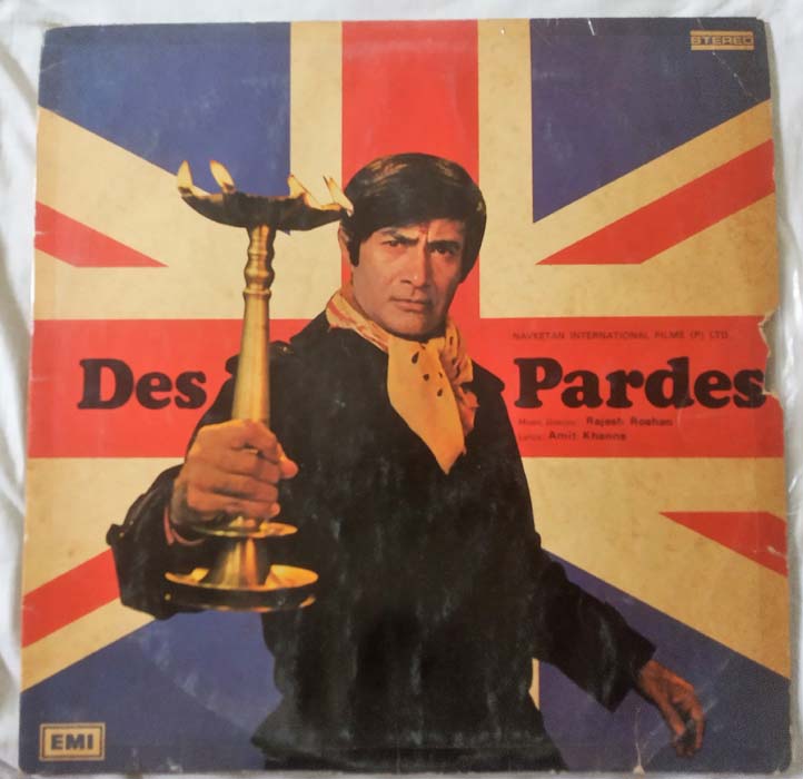 Des Pardes Hindi LP Vinyl Record By Rajesh Roshan