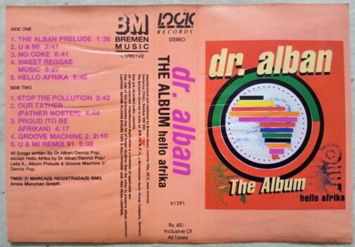 Dr. Alban The Album hello afrika Audio Cassette