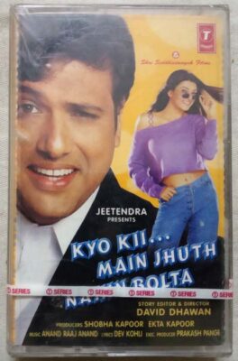 Kyo Kii Main Jhuth Nahin Bolta Hindi Audio Cassette By Anand Raj Anand (Sealed)