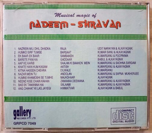 Musical magic of Nadeem Shravan Hindi Audio CD (1)