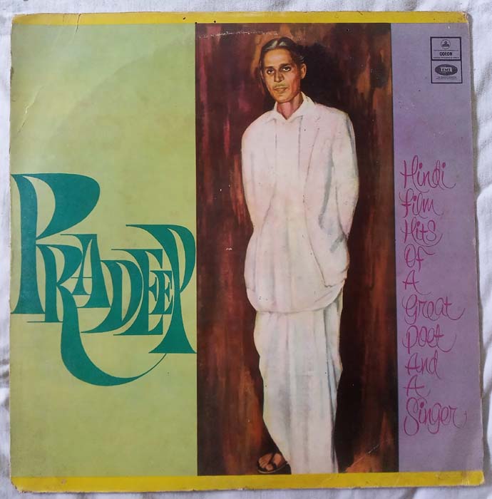 Pradeep Hindi Film Hits Of a Great Poet Hindi LP Vinyl Record (1)