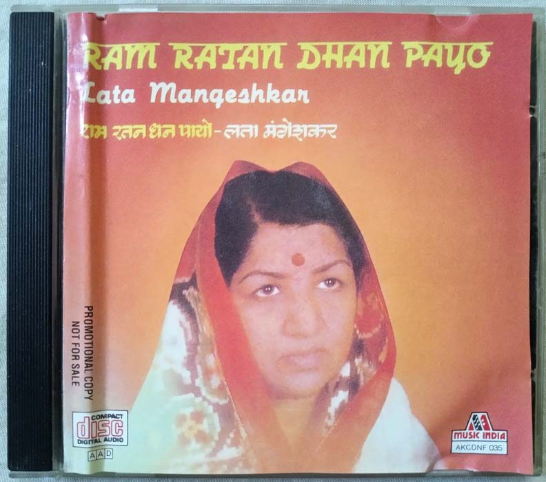 Ram Ratan Dhan Payo Lata Mangeshkar Hindi Audio CD (2)