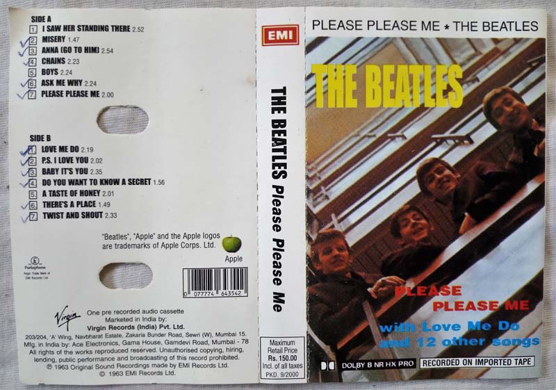 The Beatles Please Please Me Audio Cassette