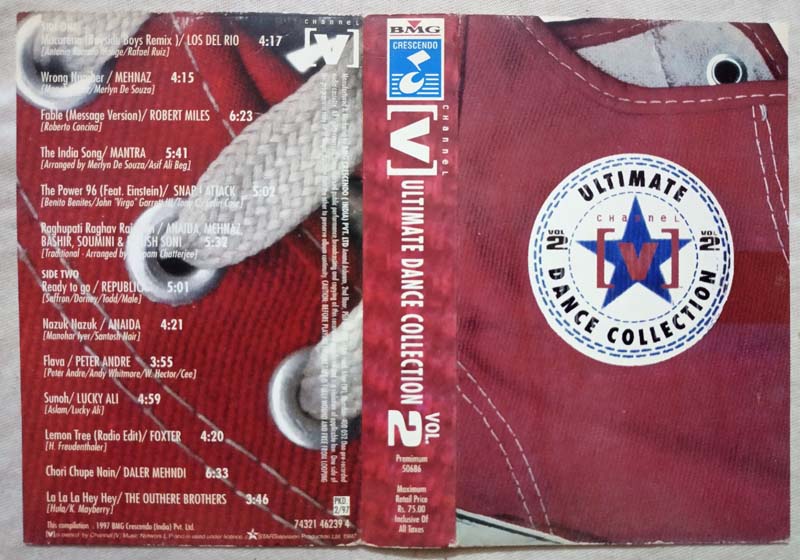 V Ultimate Dance Collection Vol 2 Hindi Audio Cassette
