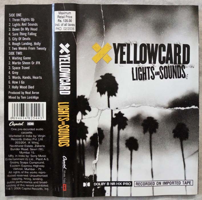 Yellow Card Lights and sounds Audio Cassette