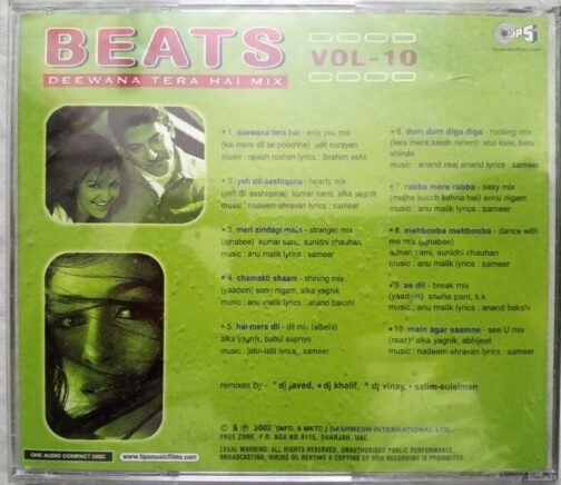 Beats Deewana Tera Gai Mix Vol 10 Hindi