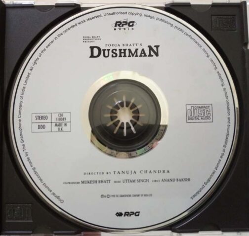 Dushman Hindi Audio CD By Uttam Singh