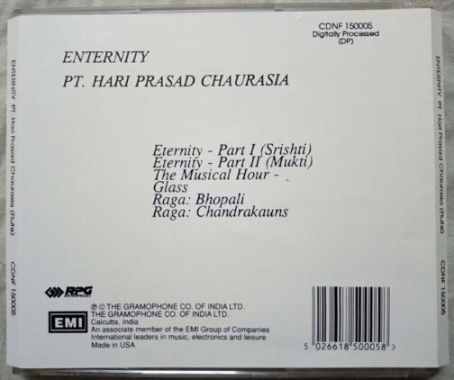 Eternity Pt Hari Prasad Chaurasia Flute Instrumental Audio Cd
