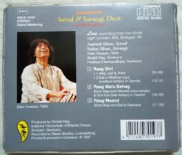 Jugalbandi Sarod & Sarangi Duet Sandhipraksh Instrumental Audio Cd