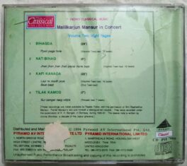 Mallikarjun Mansur in Concert vol 2 Tamil Audio Cd