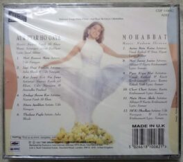 Mohabbat – Aur Pyar ho Gaya Hindi Audio Cd (Sealed)
