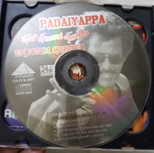 Padaiyappa - En Swasa Kaatrea Tamil Audio Cd By A.R.Rahman