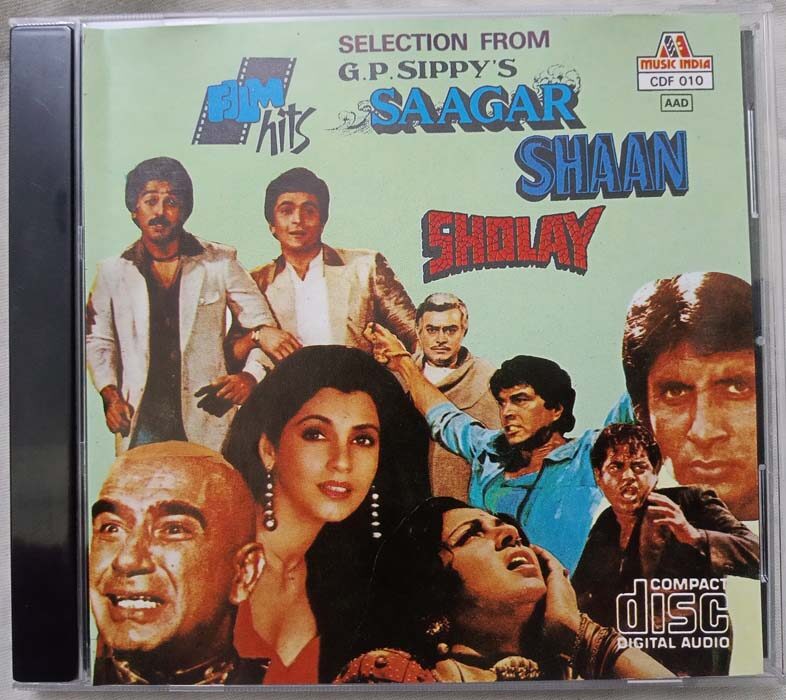 Saagar - Shaan & Sholay Hindi Audio CD (1)