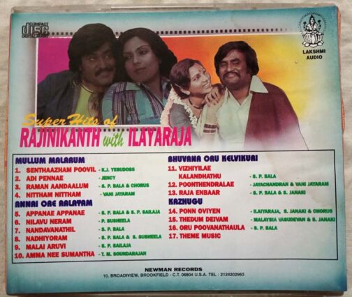 Super Hits of Rajinikanth with Ilaiyaraaja Tamil Audio cd (1)