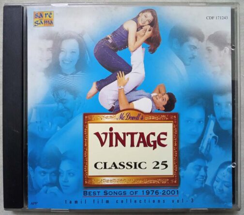 Vintage Classic 25 Best Songs Of 1976 – 2001 Tamil Audio CD (2)