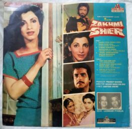 Zakhmi Sher Hindi LP Vinyl Record By Laxmikant Pyarelal