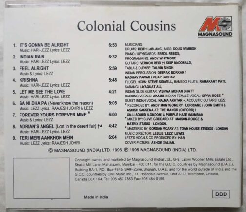 Colonial Cousins Hindi Audio cd (1)