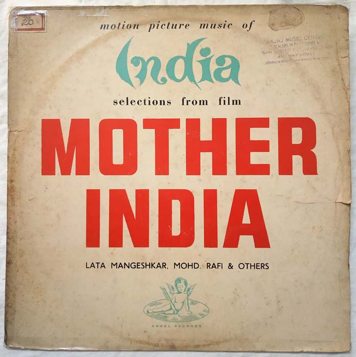 India Selections from film Mother India Hindi LP Vinyl Record