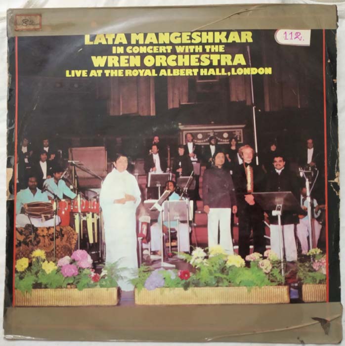 Lata Mangeshkar in concert with the wren orchestra live at the royal albert hall London Hindi LP Vinyl Record