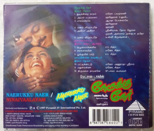 Naerukku Naer - Ninaivaalayam Tamil Audio cd (1)