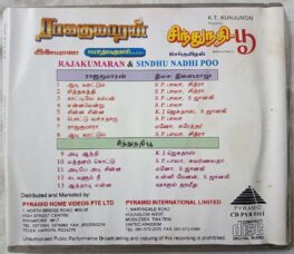 Sindhu Nadhi Poo – Rajakumaran Tamil Audio cd