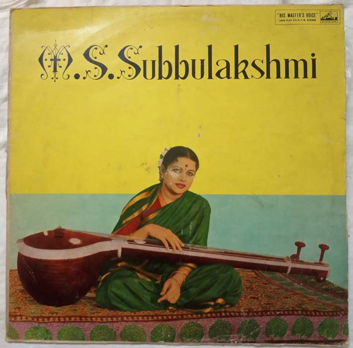 Sri Venkatesa Suprabharam Srimati M.S.Subbulakshmi LP Vinyl Record (2)