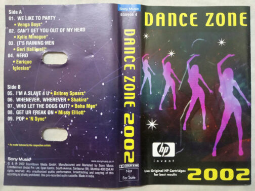 Dance Zone 2002 Hindi Audio Cassette