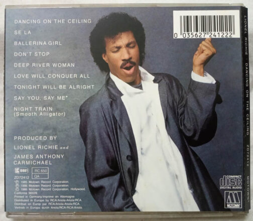 Lionel Richie Dancing on the Ceiling Audio Cd