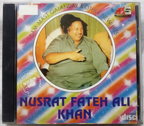 Nusrat Fateh Ali Kahan Dam Mast Qalandar & OthersNew Hits Hindi Audio Cd (2)