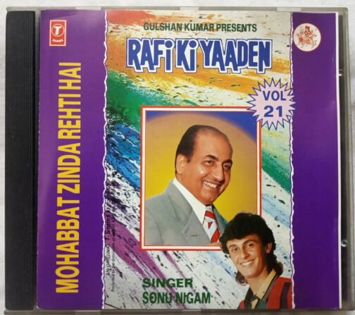 Rafiki Yaaden vol 21 Mohbbat Zinda Rehtihai Hindi Audio Cd (2)