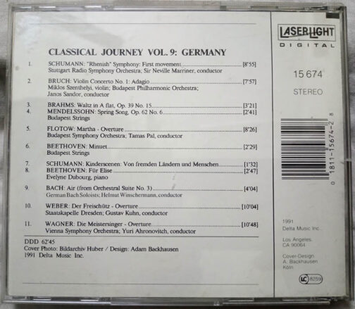 The Beautiful world of classical music Beethovan for elise Germany Audio cd (1)