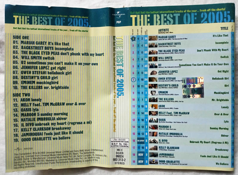 The bEST OF 2005 Audio Cassette