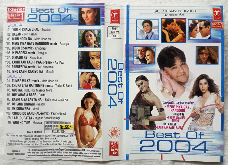 best of 2004 Hindi Audio Cassette