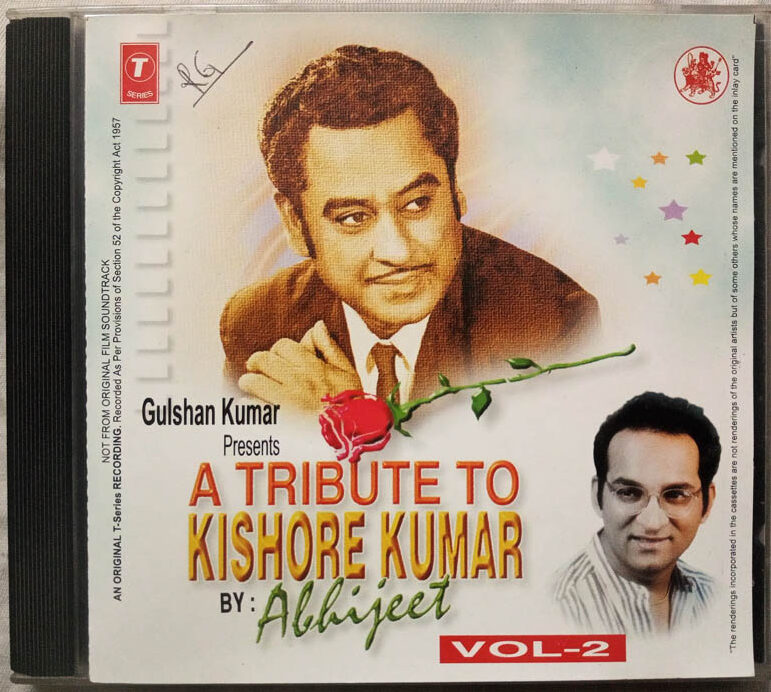 A Tribute to Kishore Kumar by Abhijeet Hindi Audio cd