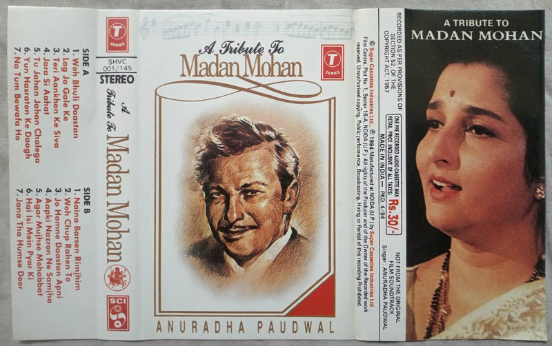 A Tribute to Madan Mohan Hindi Audio Cassette