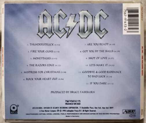 ACDC The Razors Edge Audio cd