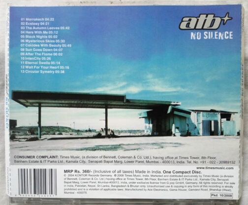 ATB - No Silence Audio cd