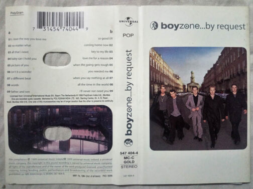 Boyzone By Request Audio Cassette
