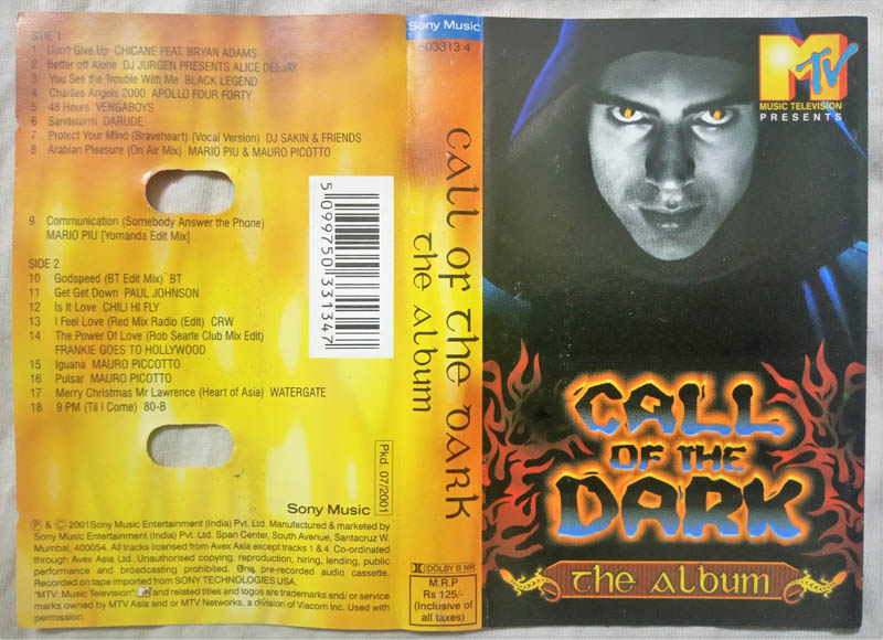 Call of the dark the album Audio Cassette