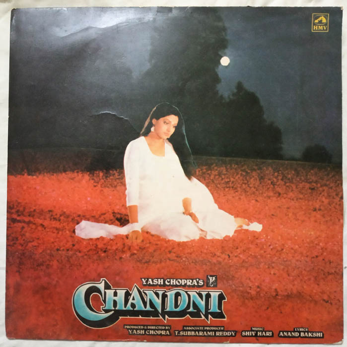 Chandni Hindi LP Vinyl Record By Shiv Hari