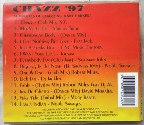 Chazz 97 Audio cd