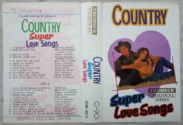 Country Super Love Songs Audio cassette