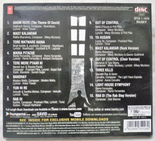 David Hindi Audio cd By Prashant Pillai