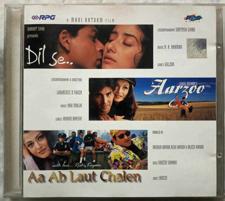 Dil Se - Aarzoo - Aa Ab Laut Chalen Hindi Film Audio cd