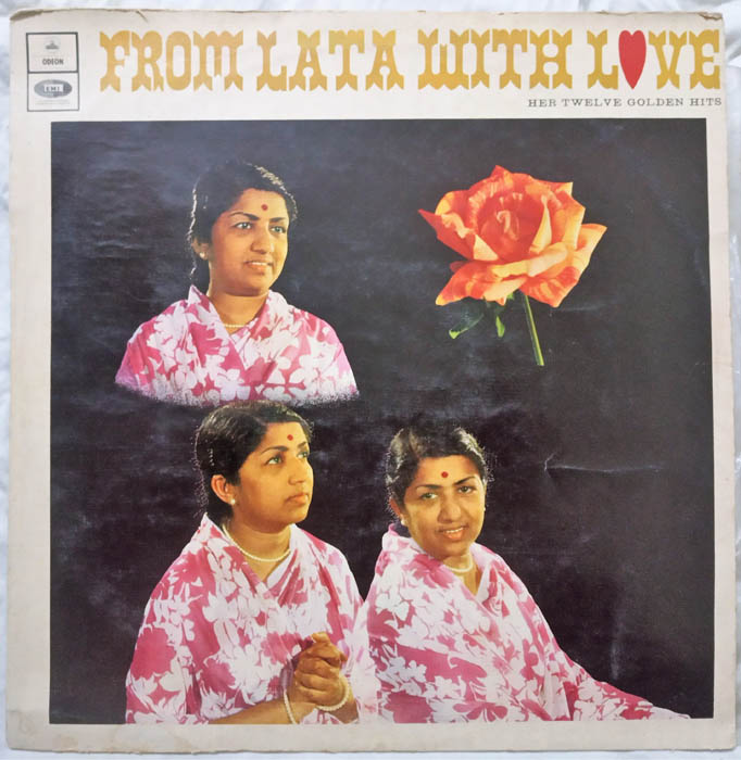 From Lata With Love HerTwelve Golden Hits Hindi LP Vinyl Record (2)